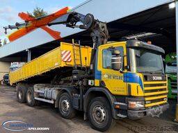 Scania P124-420 8x4 Naafreductie, Bladgeveerd, Handges...