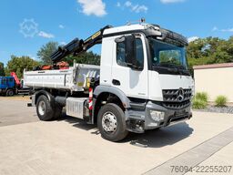 MERCEDES-BENZ Arocs 1835 4x2 Kipper Kran 13m FUNK AHK