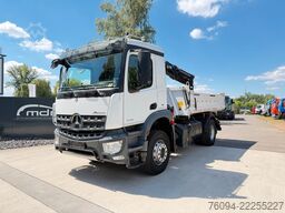 MERCEDES-BENZ Arocs 1835 4x2 Kipper Kran 13m FUNK AHK