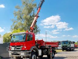 MERCEDES-BENZ Axor 1833 4x4 Kipper Kran 17m FUNK AHK