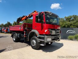MERCEDES-BENZ Axor 1833 4x4 Kipper Kran 17m FUNK AHK