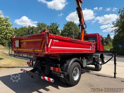 MERCEDES-BENZ Axor 1833 4x4 Kipper Kran 17m FUNK AHK