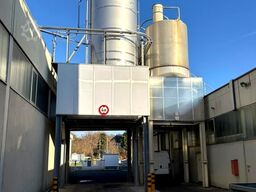 Truck filling system with 2 external silos