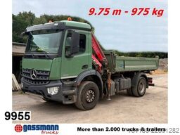 Mercedes-Benz Arocs 1832 K 4x2, Fassi Kran 120.B.1.23, 9.75m