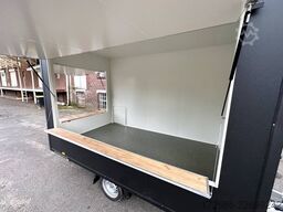 Andere VK 15352023 | SCHWARZ | GASTÜR 350X200X230CM 1500KG VERKAUFSANHÄNGER | 2X VERKAUFSKLAPPE