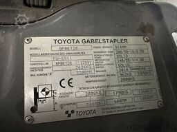 Toyota 8FBET20 - FREIHUB-Mast !!!