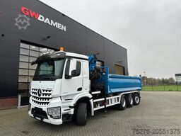Mercedes-Benz Arocs 3243 8x4 Tridem Kipper/Kraan Euro 6