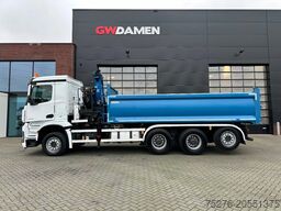 Mercedes-Benz Arocs 3243 8x4 Tridem Kipper/Kraan Euro 6