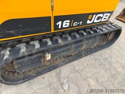 JCB 16C-1 / 2021 BJ / 806 H / 3 x Löffel