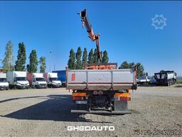 IVECO AD190D42 - CASSONE RIB. TRILATERALE CON GRU DIETRO CABINA
