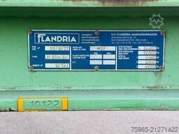  Flandria 3 AXLE DRUM BRAKES LIFT AXLE SUPER STRO