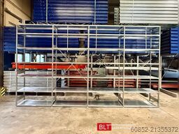 5,24 lfm Gebrauchtes STOW Fachbodenregal 300 cm hoch, 60 cm tief, 7 Lagerebenen