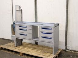 Sortimo mit Schraubstock / 6 Schubladen