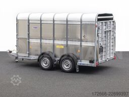 Ifor Williams TA510G | 12x6 | RAMPE-/TÜR-KOMBI 372X178X183CM VIEHANHÄNGER | 2X LÜFTUNG