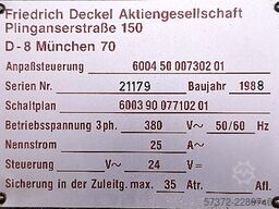 Freidrich Deckel AG FP4A