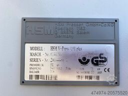 HSM V-Press 1160 Plus - zeer nette staat