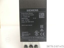 Siemens 6SL3120-2TE15-0AA4 Double Motor Module SN:T-H06211033 --