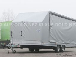 Moetefindt Autotransporter mit Planenaufbau