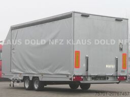 Moetefindt Autotransporter mit Planenaufbau