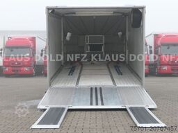 Moetefindt Autotransporter mit Planenaufbau