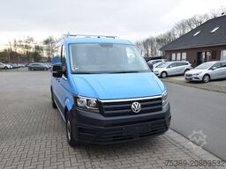 VW Crafter 35 Flach Werkstattwagen Regale AHK Klima