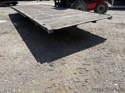 Wecon 7,82m Plattform VERZINKT Niedrig
