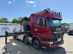 Scania G490 8x2*6, Hooklift + Crane PK34002, 2015