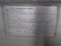 CRYO Vakuumtank Stickstoff 1000 Liter
