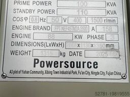 Iveco NEF45TM2A - 110 kVA Generator - DPX-19791