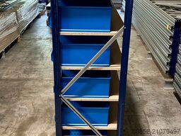 Kommissionierwagen Regalwagen Rollwagen inkl. 36 x Sichtlagerkiste