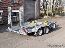 Brian James Trailers DIGGER PLANT 543-3217-35-2-12 | TRACSTRAP | EINZELRAMPEN 320X170CM 3500KG BAUMASCHINENANHÄNGER