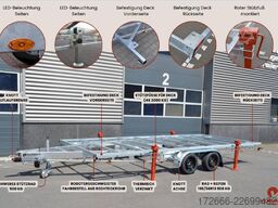 Vlemmix TH660 DETACHABLE TRAILER | TRIDEM 660X244CM 3500KG WECHSELPRITSCHE ANHÄNGER