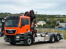 MAN TGS 26.440 Abrollkipper Palfinger Epsilon * 6x4!