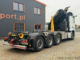 MERCEDES-BENZ Arocs 3253 8x4 Abrollkipper Kran Palfinger 37002