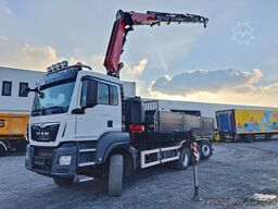 MAN Tridem 8x4 Euro6 Kipper Kraan Fassi F365