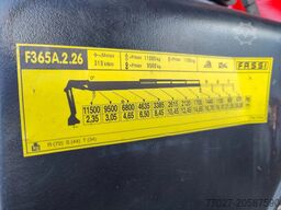 MAN Tridem 8x4 Euro6 Kipper Kraan Fassi F365