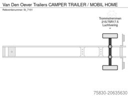 Van Den Oever Trailers CAMPER TRAILER / MOBIL HOME