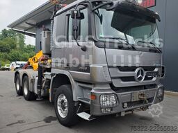 MERCEDES-BENZ Actros 2860 V8 6X4 / wechsel SZM+Pritsche / Kran