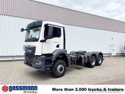 MAN TGS 33.480 6x6 BB CH, Hohe Bauart, Stahlmulde ca.