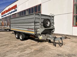 Möslein TDS 13 Schwebheim  13 t Tandemkipper- Tieflader, Aufsatzbordwände