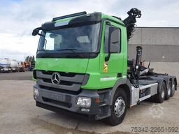 Mercedes-Benz Actros 3236 Hooklift + Hiabcrane