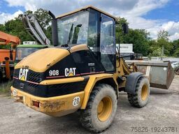 CATERPILLAR 908 Radlader 2xSchaufel Gabel