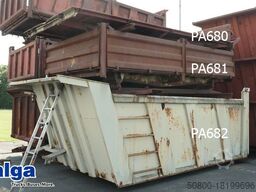 Stahl - Hinterkippmulde ca. 17 cbm, Hilfsrahmen