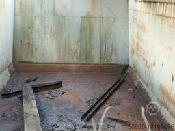 Stahl - Hinterkippmulde ca. 17 cbm, Hilfsrahmen