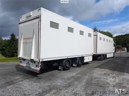 Renault 520T High 6x2 livestock truck with HFR trailer