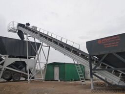 Polygonmach PMC100 90m3 mobile batching plant- self serecti...
