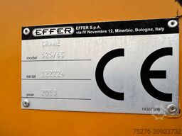 Volvo FH 480 6x4 Effer 525/6S + Fly Jib 6S ,Winch Euro 5