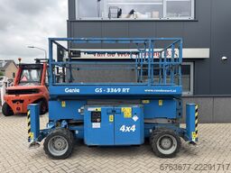 GENIE GS 3369 RT  Hoogwerker / Arbeitsbuhne 12mtr werkhoogte 4x4 Kubota DIESEL 2014