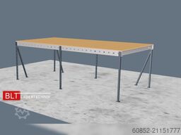5x10m Lagerbühne , Belastung : 500kg/qm Unterkante: 3m ,ca. 50qm , Systembühne