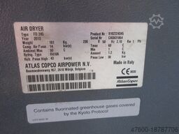 Atlas Copco Druckluft Kompressor GA75VSD GA45+ Kältetrockner + Tank